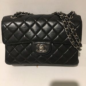 Authentic Chanel flap double sided